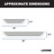 Luverne MegaStep 612 x 36 100 Aluminum Running Boards Select Sprinter 2500 3500 575100-570747 - alternate 7
